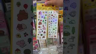 Come shopping for stickers for your diary at stationery stores in Korea #stationeryshop#stickershop