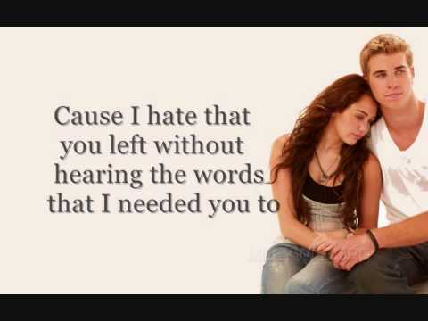 Miley Cyrus - I Hope You Find It Miley Cyrus - I Hope You Find It