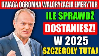 🚨 UWAGA: OGROMNA WALORYZACJA EMERYTUR W 2025! 💰 SPRAWDŹ, ILE DOSTANIESZ! ✅ SZCZEGÓŁY TUTAJ 👉