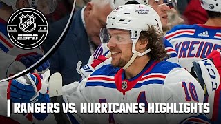 New York Rangers vs. Carolina Hurricanes | Full Game Highlights