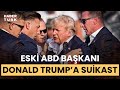 #CANLI - ABD Başkan Adayı Donald Trump'a miting sırasında ateş açıldı!