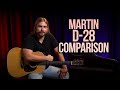 Martin D-28 Comparison | Standard D-28 vs. HD-28 vs. D-28 Modern Deluxe