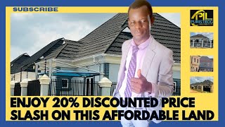 Affordable home buying, land with 20% discounted price slash @treasure hilltop estate alagbado.