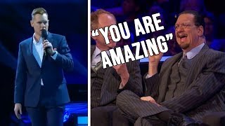 Mentalist Magician STUNS Penn & Teller With Impossible MIND READING Magic Trick!