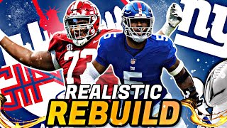 NEW YORK GIANTS REALISTIC REBUILD! | THIBODEAX AND NEAL! - Madden 22 Franchise