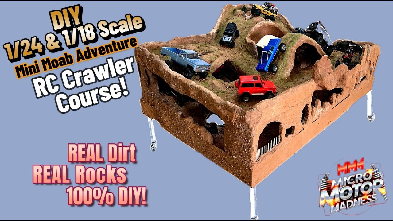 Build A Wildly Realistic 1 24 Rc Crawler Course Here S How Youtube