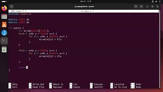 C Programming 021 - 2D Integer Arrays