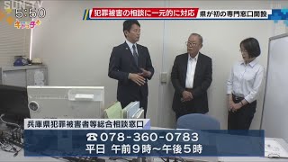 犯罪被害の相談窓口開設　兵庫県が一元的に対応