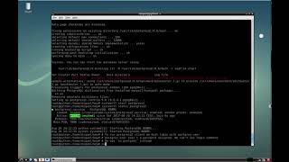 How to install Postgresql database on Debian using console commands