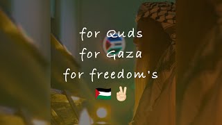 For Quds, for Gaza, for freedom's 🇵🇸✌🏻 / برای قدس ، غزه ، آزادی