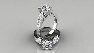 Round Cut Channel Set Engagement Ring - Pure Gems Jewels