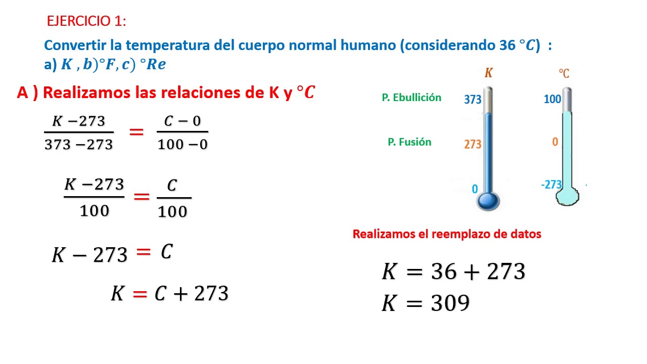 FACTORES DE CONVERSIÓN DE TEMPERATURA - YouTube