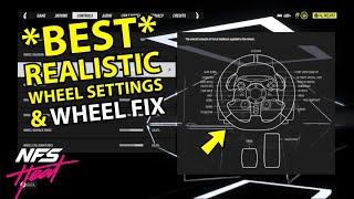 *Best* Realistic Wheel Settings \u0026 Wheel Fix in NFS Heat