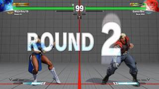 SFV~ Chun-li (Majorboy19) vs. Nash (GamerBee) HD