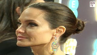 Angelina Jolie Meeting Fans At BAFTA Film Awards 2018