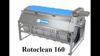 Принцип работы Барабанного фильтра Faivre. Модель: Rotoclean 160