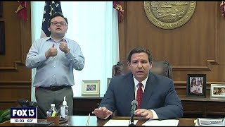 Governor DeSantis issues 'stay-at-home' order for Florida