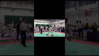 ITF taekwon do fight
