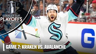 Seattle Kraken vs. Colorado Avalanche: First Round, Gm 7 | Full Game Highlights