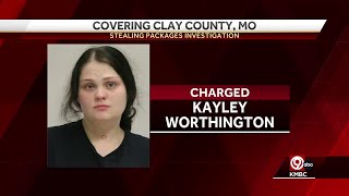 Missouri woman accused of stealing 51 items from porches across Clay County