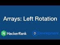 Hacker Rank Practice - Arrays: Left Rotation