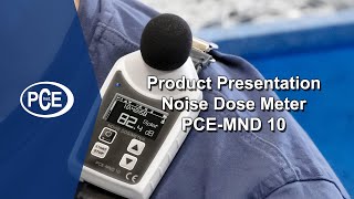 Exact measurement of noise exposure at the work - Sound Level Meter PCE-MND 10 | #pceinstruments