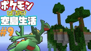 【Minecraft】ポケモンと暮らす空島生活#9【ゆっくり実況】【ポケモンMOD】