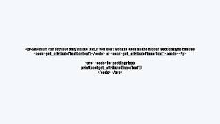 No Visible Text Results from Python XPATH Selenium Elements