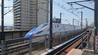 522.武蔵浦和駅横を通過するE7/W7系はくたか562号