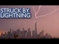 Lightning Strikes New York's One World Trade Center