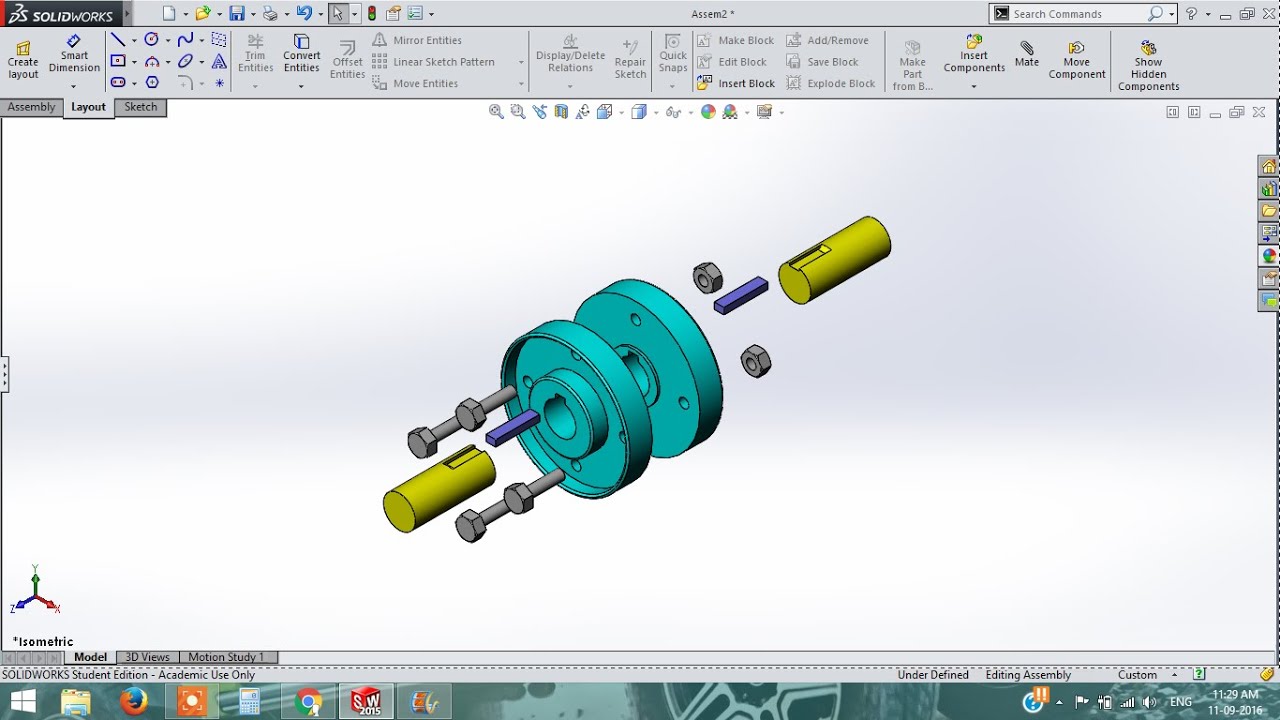 Flange Coupling Drawing Solidworks At Jesus Ly Blog