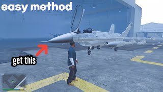 how to steal a p-996 lazer (fighter jet) from military base in GTA V