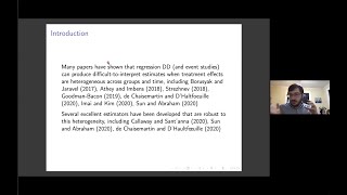 John Gardner "Two-stage differences in differences"