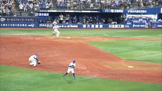 嶺井博希の読みと柴田竜拓の超ファインプレー！ 横浜DeNAベイスターズ 2022/8/18