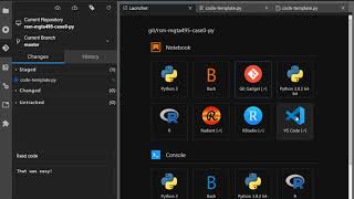 Using Git with Python Code