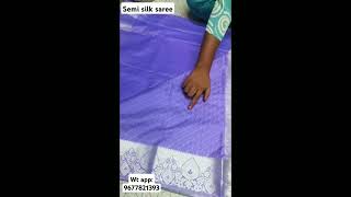 semi silk saree Rs. 850