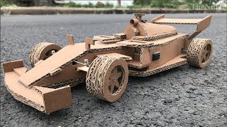 DIY FORMULA 1 Car from Cardboard | How to Make F1 Racing Car from Cardboard