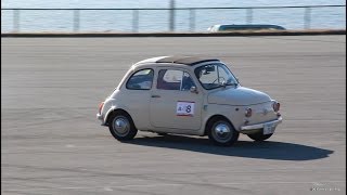 【 Classic Car Gymkhana 】 A-Class #8 Fiat 500 1本目カメラ1 【 第50回SHCCミーティング 】