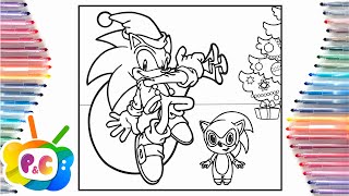 Sonic Santa coloring pages/Sonic with baby coloring pages/BEAUZ - Illusion (feat.Crunr)[NCS Release]