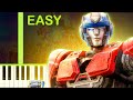 TRANSFORMERS ONE THEME - EASY Piano Tutorial