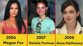 “From 1970 to 2026: The Most Beautiful Female Actresses Ever 😍🔥”