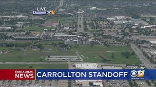 Police Hold Standoff In Carrollton After Suspect Fires Gun Off Balcony