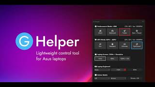 GitHub - seerge/g-helper: Lightweight Armoury Crate alternative for Asus laptops and ROG Ally. Co...