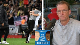 Jesse Marsch and Leeds beat Liverpool; Arsenal remain on top | The 2 Robbies Podcast | NBC Sports