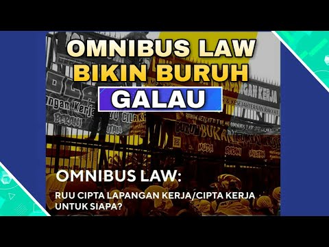 Ini 6 Poin Dampak Negatif Omnibus Law Cipta Kerja Versi KSPI - YouTube