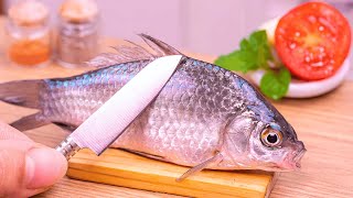 Best Of Mini Cooking Real Food Videos | Spicy Miniature Fried Fish Recipes in Mini Kitchen