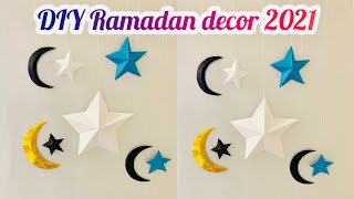 Easy Ramadan decoration ideas🌙/DIY Eid decoration ideas/#shorts