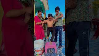 Funny Cold Bathing 😜😜 #shorts #funny #comedy #trending #comedyvideos #ytshorts