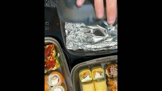 Fast food / japanese cuisine / Sushi rolls shrimp | 日本料理