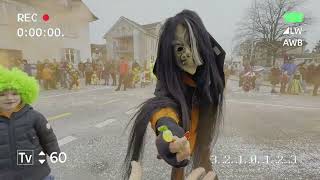 SWISS CARNIVAL Parade in village Thurgau #switzerland #fasnacht #thurgau